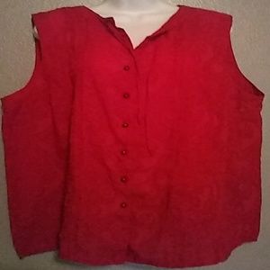 Blouse button down on blouse